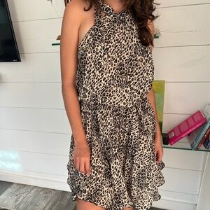 Leopard print dress